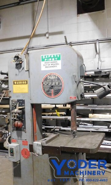 20" DOALL MODEL #2013V VERTICAL BANDSAW: STOCK #77719