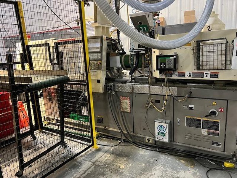 2003 TOSHIBA EC85NV21-2 INJECTION MOLDING MACHINE: STOCK #21221