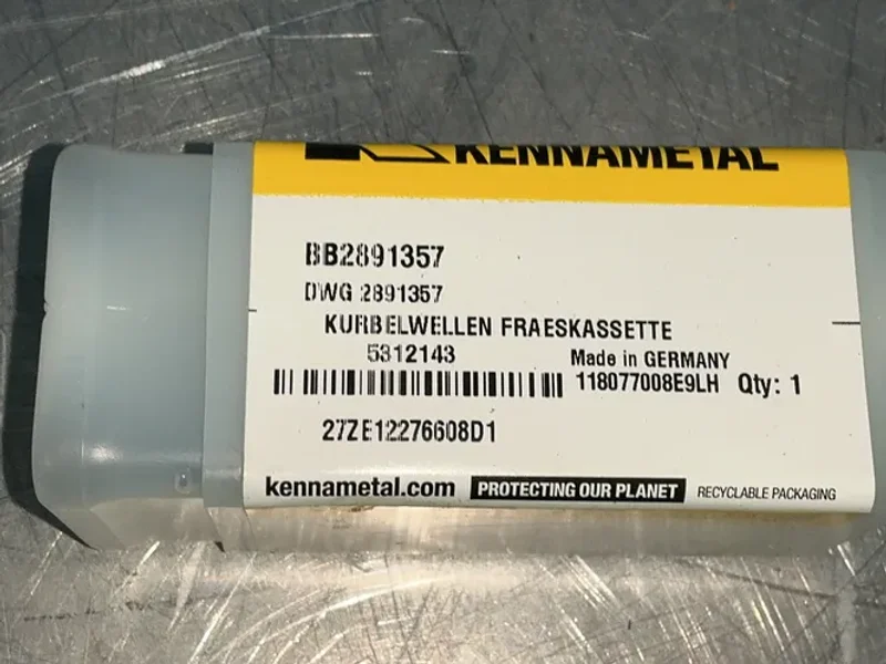 KENNAMETAL CRANKSHAFT MILLING CASSETTES  -  BB2891357