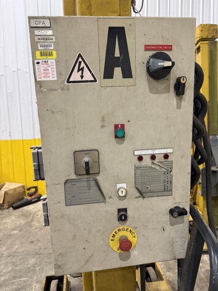 (4) 15 TON SEFAC MODEL #M120BF2000 MOBILE RAIL CAR / LOCOMOTIVE JACK LIFTS, 120,000 LBS TOTAL: YOBRO #23868