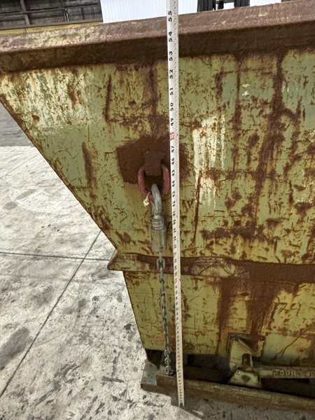 60" X 55" ROURA EXTENDED HEIGHT DUMP HOPPER: STOCK 21911