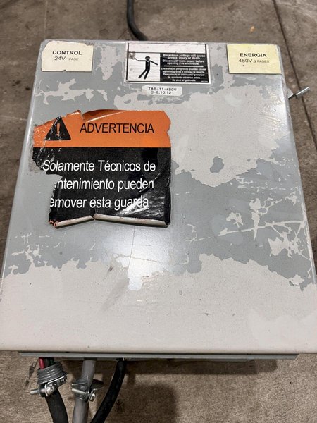 3500 LB X 60" X 36" SOUTHWORTH MODEL #4428610 HYDRAULIC SCISSOR LIFT TABLE WITH ROLLER TOP: STOCK #20933