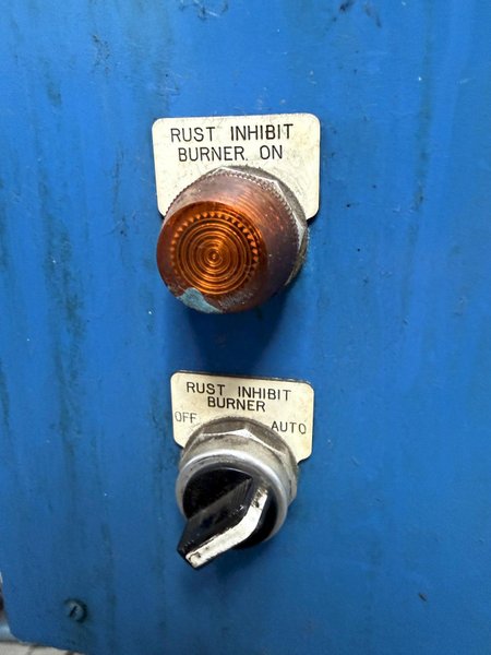 24" WIDE BELT CAE RANSOHOFF 3-STAGE STAINLESS STEEL BELT CONVEYOR PARTS WASHER, WITH RUST INHIBITOR APPLICATION: YOBRO #25378
