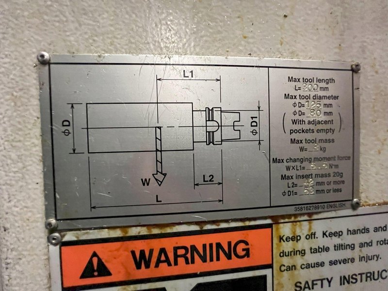 Mazak Variaxis 500-5X II Used CNC Vertical Machining Center For Sale - 2007