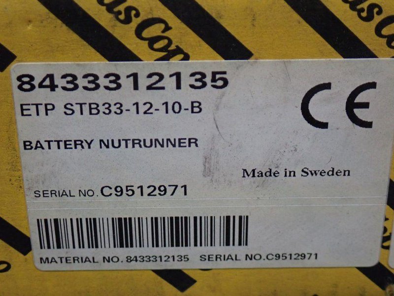 ATLAS COPCO BATTERY NUTRUNNER  -  ETP STB33-12-10-B
