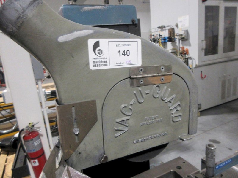 KO LEE S618 Manual Surface Grinder with Vacu-Guard Shield and Custom Spin Fixture- Auction Item