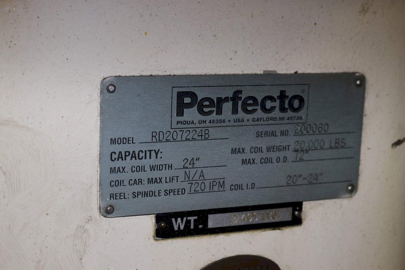 20000 LB x 24&quot; x .030&quot; PERFECTO FEEDLINE