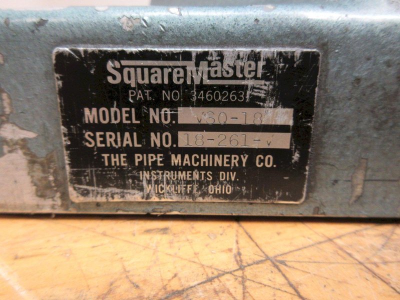 Pipe Machinery Co 18” Square Master Height Gage VSQ-18- Auction Item