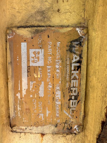 10,000 LBS MAGNET SYSTEM WITH (4) WALKER MAGNETS : STOCK 13389