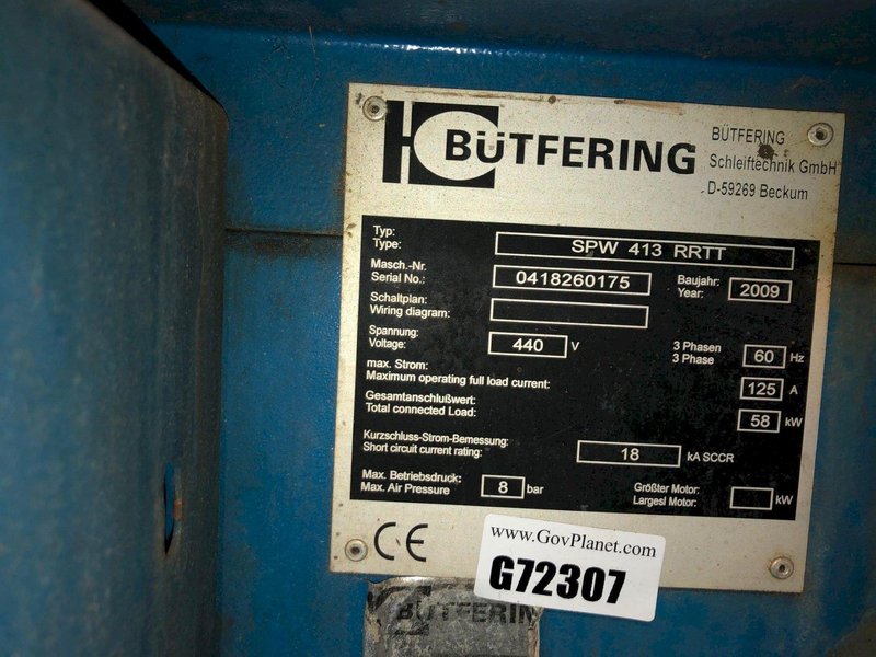 Butfering Steelmaster SPW 413 RRTT Deburring Machine