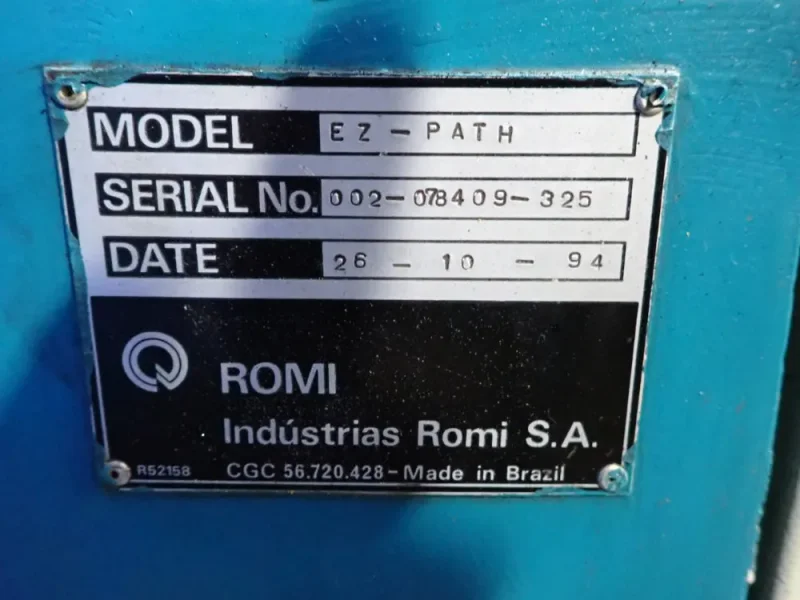 BRIDGEPORT ROMI 16" X 42" CNC LATHE  -  EZ-PATH