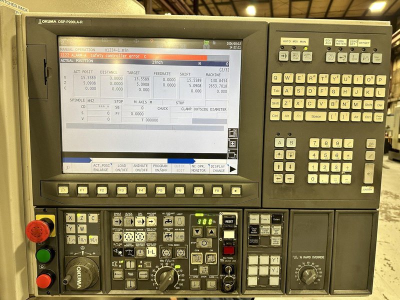 Okuma Spaceturn LB4000EX-MY CNC Lathe For Sale - 2012