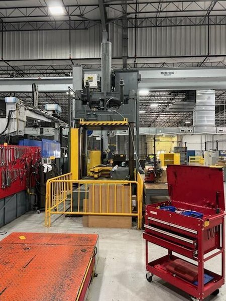 100 TON REIS MODEL #TUS 160 HYDRAULIC MOLD SPOTTING AND TRYOUT PRESS: STOCK #24186