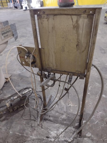 5 CUBIC FOOT ROTO FINISH MODEL #0405MS SPIRATRON VIBRATORY PART DEBURRING FINISHER: STOCK #20351
