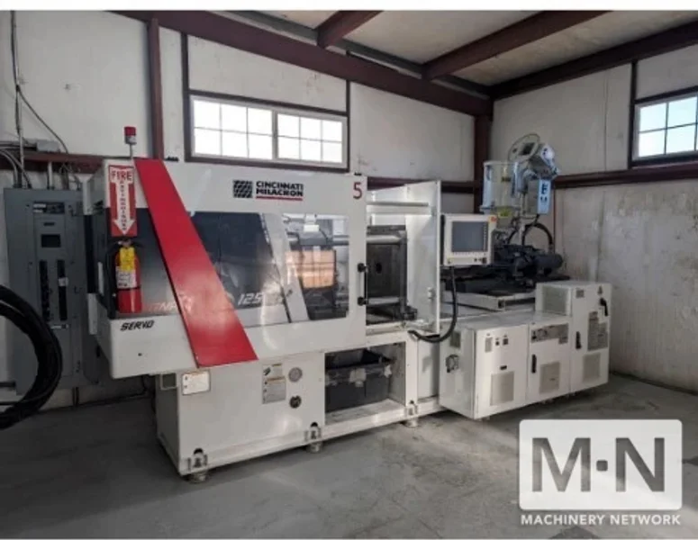 125 TON 7.6 OZ CINCINNATI MTS125 INJECTION MOLDING MACHINE, 2014