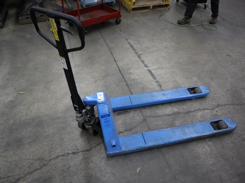 ULine 4400 Lb Pallet Jack, 27" Wide Forks x 48"- Auction Item