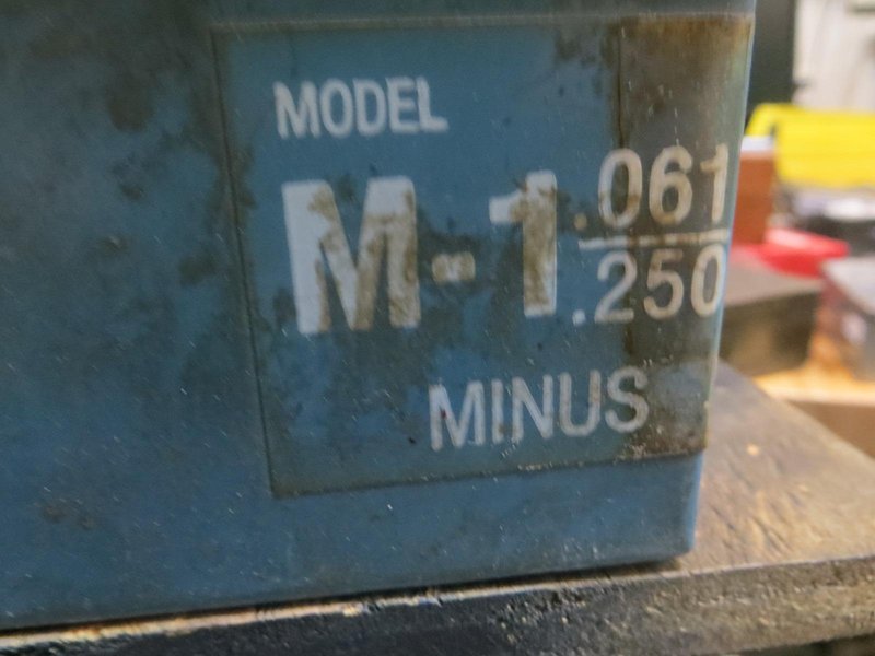 Meyer M-1 Minus Pin Gauge Set 0.61-.25- Auction Item