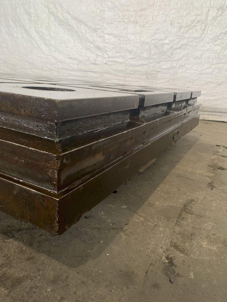 60&quot; X 120&quot; X 10&quot; T-SLOTTED FLOOR PLATE: STOCK #18597