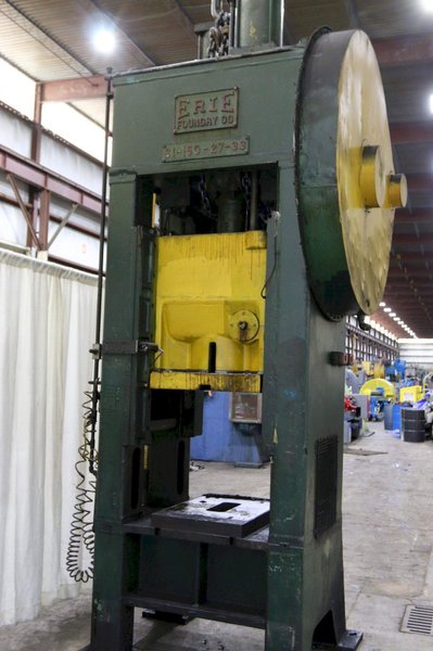 150 TON ERIE MODEL S1-150-27-33 SSSC PRESS: STOCK #71164