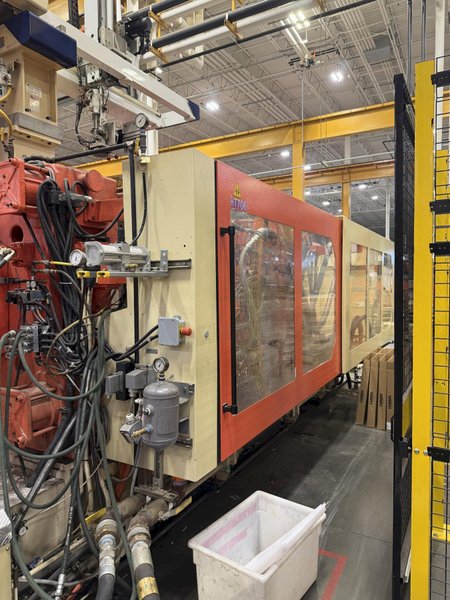 Haitian Used MA7000II Injection Molding Machine, 787 ton, 118.5 oz., yr. 2016