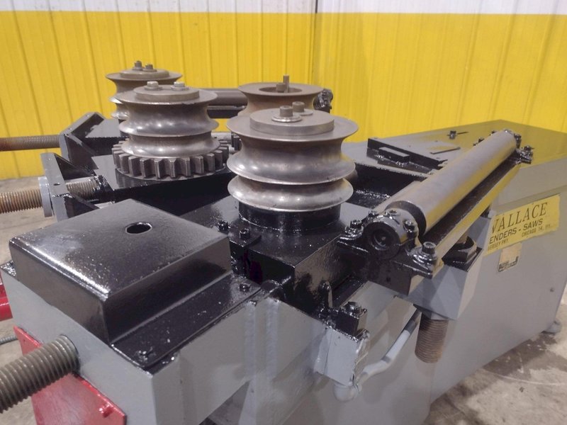 4&quot; WALLACE MODEL #465 4-ROLL TUBE &amp; PIPE ROLLING BENDER MACHINE, WITH TOOLING: STOCK #22764