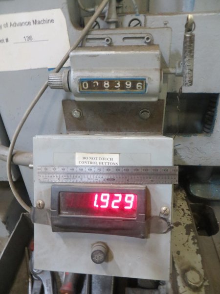 Niagara Model 76B 1/4 Power Squaring Shear with  5&#039; Squaring Arm and 2-Front Sheet Supports- Auction Item