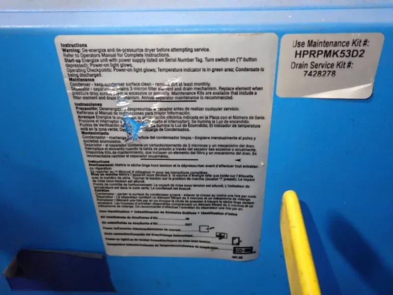 HANKISON AIR DRYER