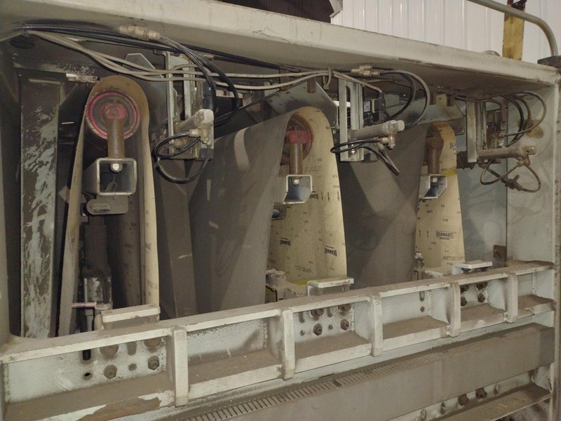 53" x 3 HEAD BIESSE REGAL MODEL #530-1350 WIDE BELT SANDER FINISHER: STOCK #22074