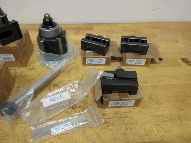 Aloris CXA Tool Post Kit ***New in Packages**, (8pc) Set with Tool Post and Assorted Holders- Auction Item