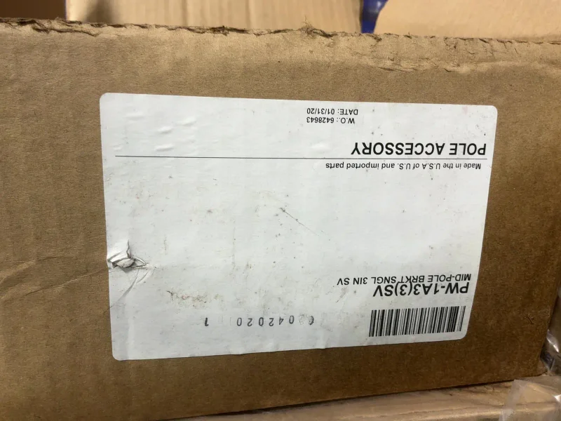 CREE LIGHTING SINGLE POLE BRACKETS  -  PW-1A3(3)SV