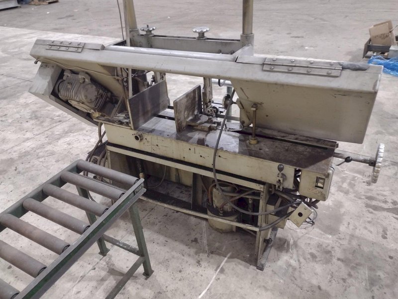 15" X 17" WF WELLS MODEL #F-15 TWIN POST HORIZONTAL BANDSAW: STOCK #22132