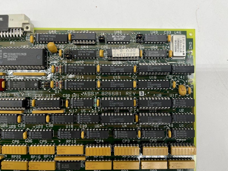 PCB 826827 REV C CINCINNATI INC ASSY 826828 REV E STOCK #15835