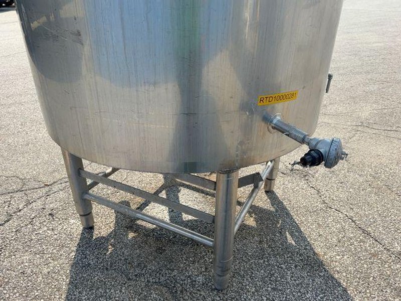 WALKER STAINLESS 400 GALLONS S/S JACKETED MIXING TANK   -  MIX