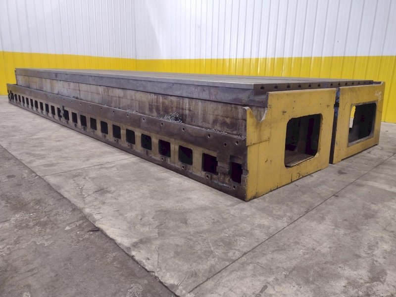 270” X 92” HEAVY DUTY T-SLOTTED SET-UP TABLE: STOCK #22996