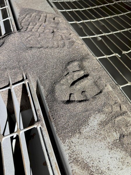 7' X 14' X 8' CLEMCO BLAST ROOM. STOCK #0431826