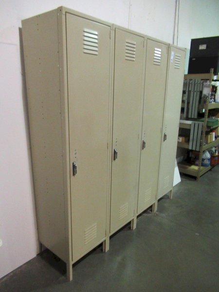 Metal Lockers (4) - Auction Item