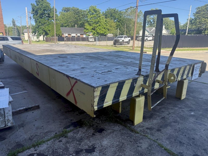 150 TON x 14' WIDE x 34' LONG P&amp;E HEAVY DUTY SELF POWERED TRANSER RAIL CAR / CART: STOCK #23112