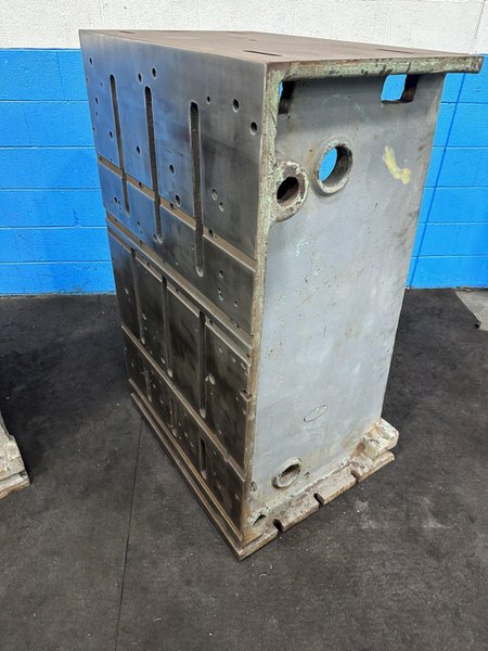 1 SET OF 28&quot; X 53&quot; HIGH SLOTTED ANGLE PLATES  STOCK #77111