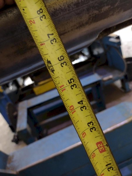 60" x 14 GA X 20,000 LB IOWA PRECISION MODEL #SLR6014-2.5 SLITTING CUT TO LENGTH COIL SLEAR LINE: YOBRO #26015