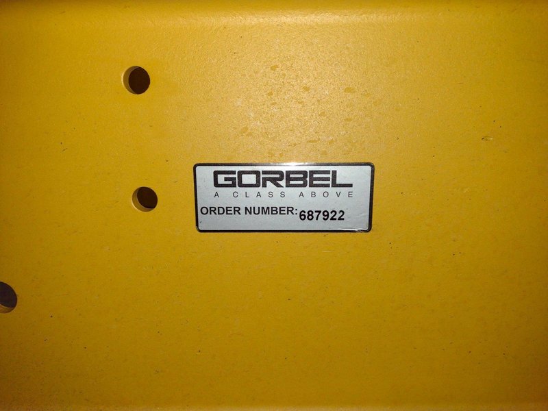 3 TON X 11&#039; GORBEL WALL MOUNT JIB CRANE, 2023 NEVER INSTALLED: STOCK #22116