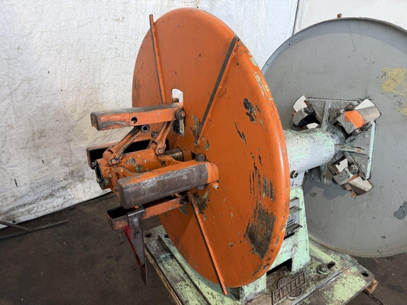 2,500 LB X 12" LITTELL #25 DOUBLE-END PULL OFF COIL REEL UNCOILER. STOCK # 0434726