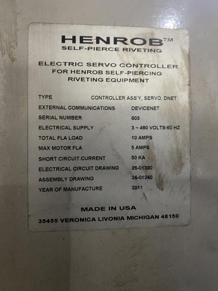 HENROB – Electric Servo Controller, Bosch, D-NET USED