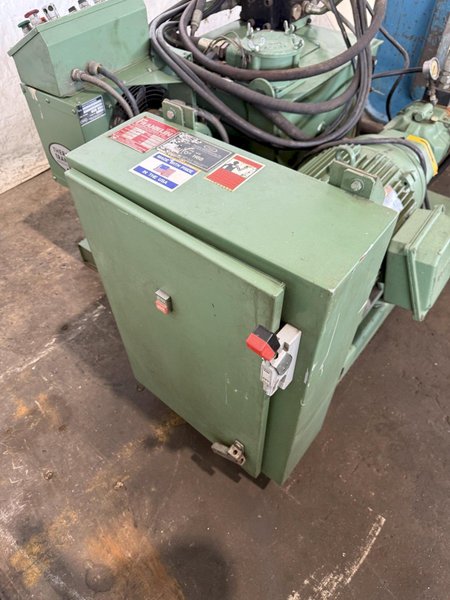 150 TON FRANKLIN MANUFACTURING C FRAME HYDRAULIC WEB PUNCH. STOCK # 0666125