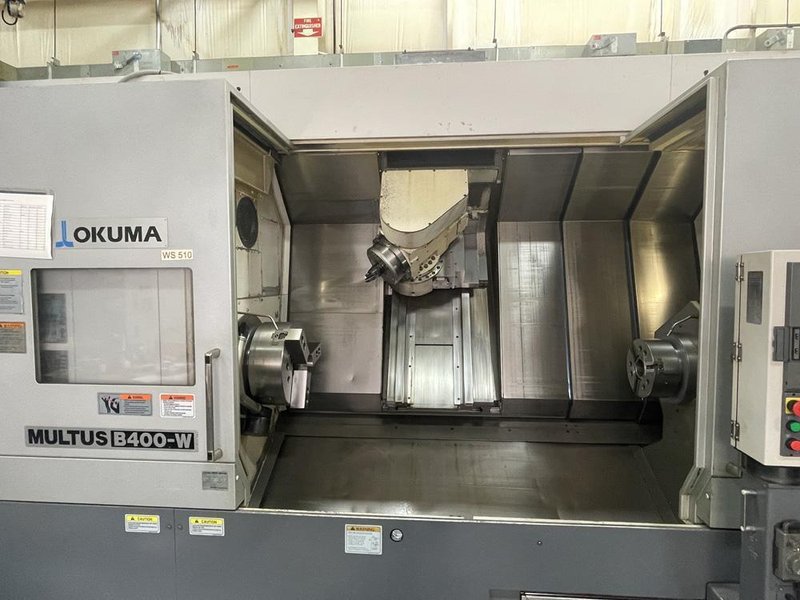 Okuma Multus B400W Used CNC Lathe For Sale - 2008