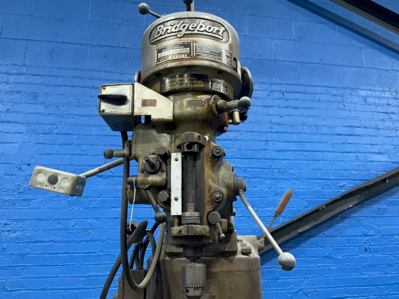 BRIDGEPORT 9”X42” TABLE VERTICAL MILL  -  74754