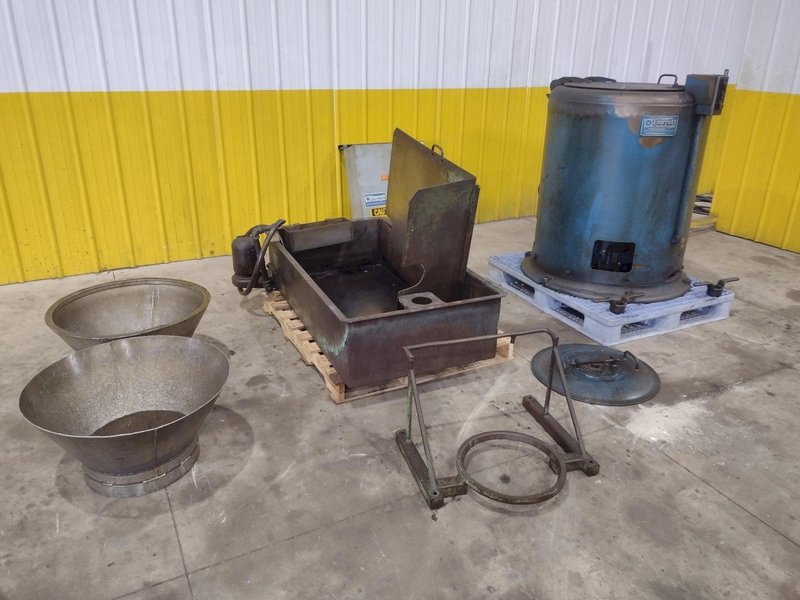 BARRETT MODEL #401 CHIP SPINNER CENTRIFUGE WITH CHIP BASKETS: STOCK #23706