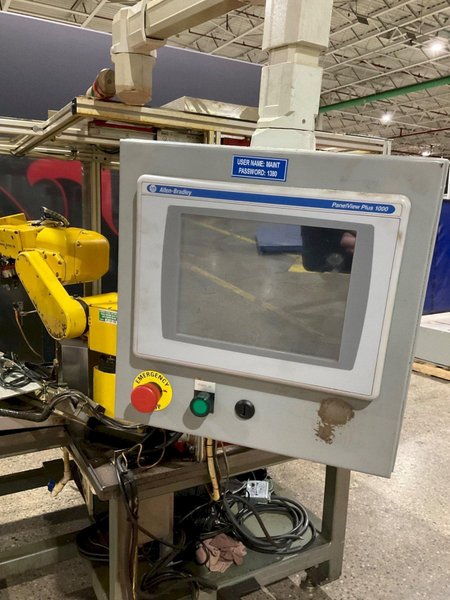 ROBOTIC WASH CELL WITH FANUC LR MATE 200IB/ RJ3ib MATE CONTROLLER