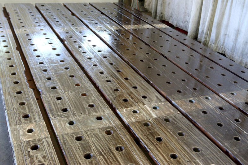 181&#039; X 86&#039; T SLOTTED FLOOR PLATE: STOCK #70834