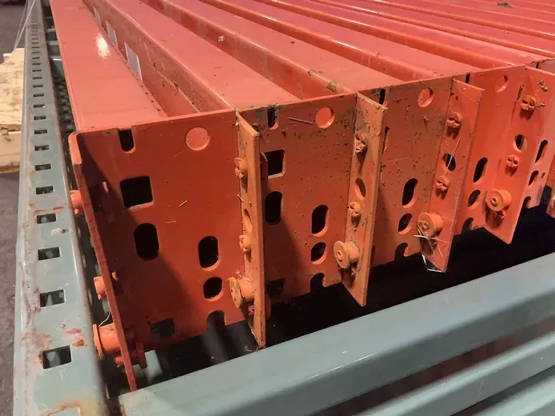 42” X 144” PALLET RACKING  -  TEARDROP