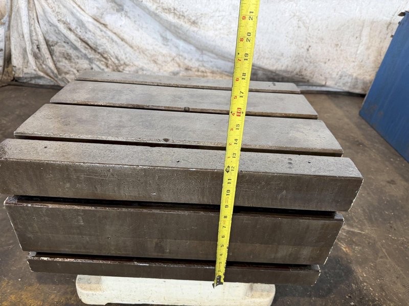 18" X 12" X 24" T-SLOTTED FLOOR PLATE. STOCK # 0540726